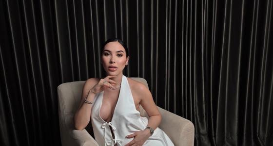 Aida Victoria Merlano bebé Aida Victoria Merlano revela el rostro de su bebé