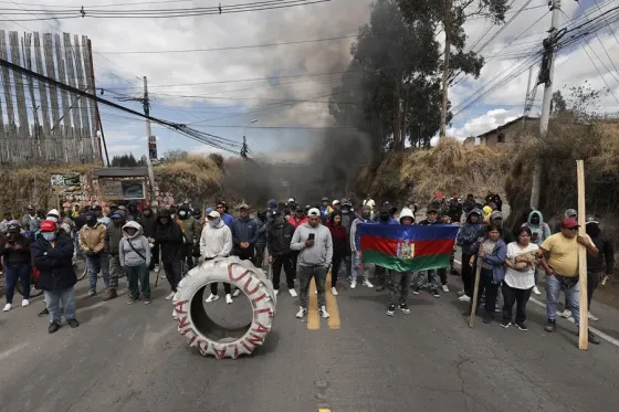 protestas en Ecuador