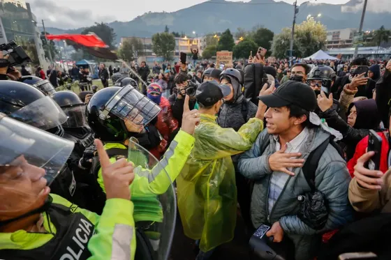 protestas en Ecuador