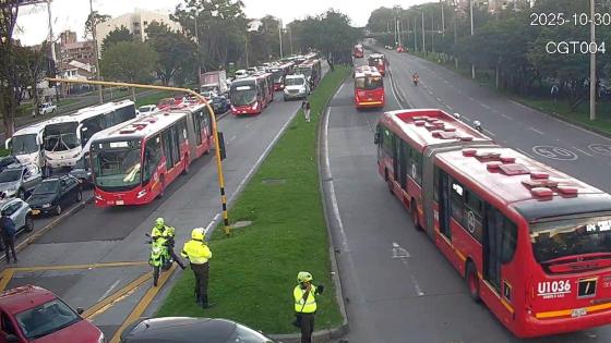 En vivo | Caos en la movilidad en el regreso a casa Buses de transmilenio