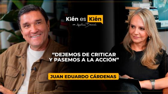 Juan Carlos Cárdenas en entrevista con Adriana Bernal en Kién es Kién
