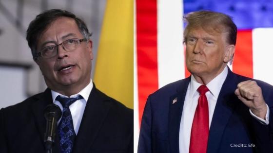 Presidentes Gustavo Petro y Donald Trump. Presidentes Gustavo Petro y Donald Trump.