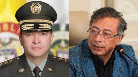 Presidente Gustavo Petro y general Carlos Fernando Triana.
