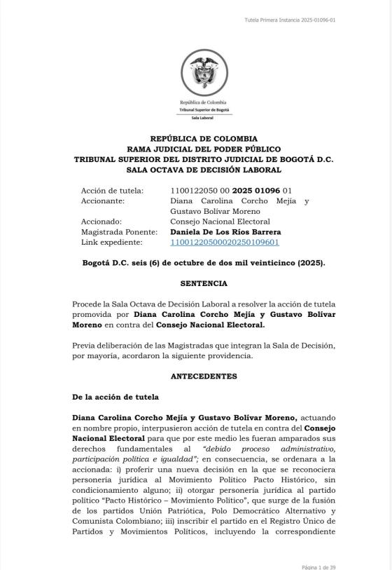 Consulta interna del Pacto Histórico. Consulta interna del Pacto Histórico.