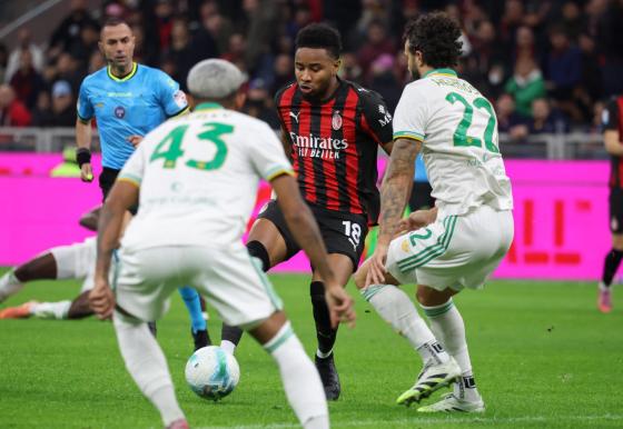  AC Milan's forward Christopher Nkunku