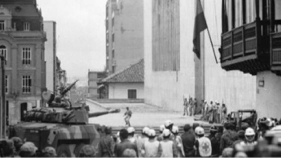 Toma del Palacio de Justicia el 6 de noviembre de 1985