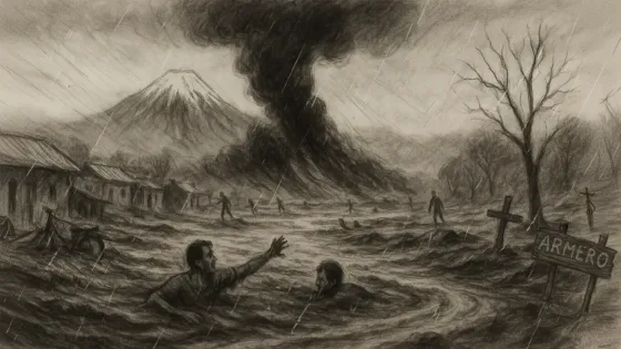 Tragedia de Armero ilustrada