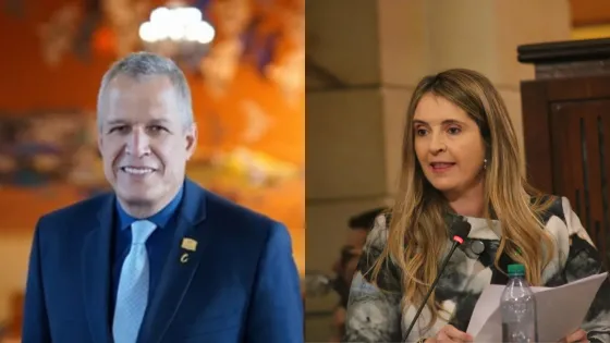 Paloma Valencia y Germán Blanco 