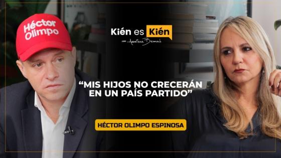 Héctor Olimpo en Kién es Kién con Adriana Bernal 