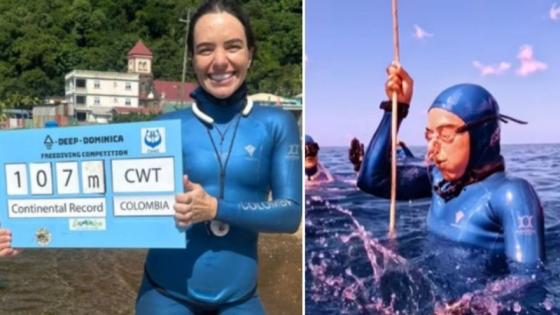 Sofía Gómez rompe récord panamericano de apnea 