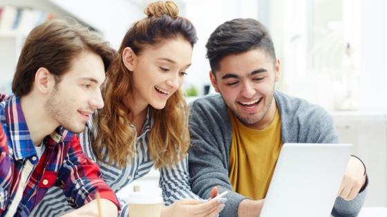 Estudiantes beneficiarios del Icetex.