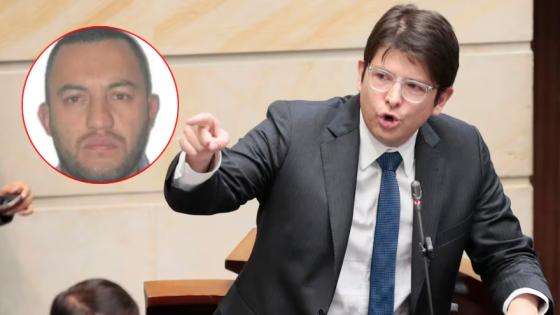 Miguel Uribe Turbay y alias 'El Hermano'.