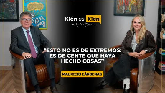 Mauricio Cárdenas en Kién es Kién con Adriana Bernal