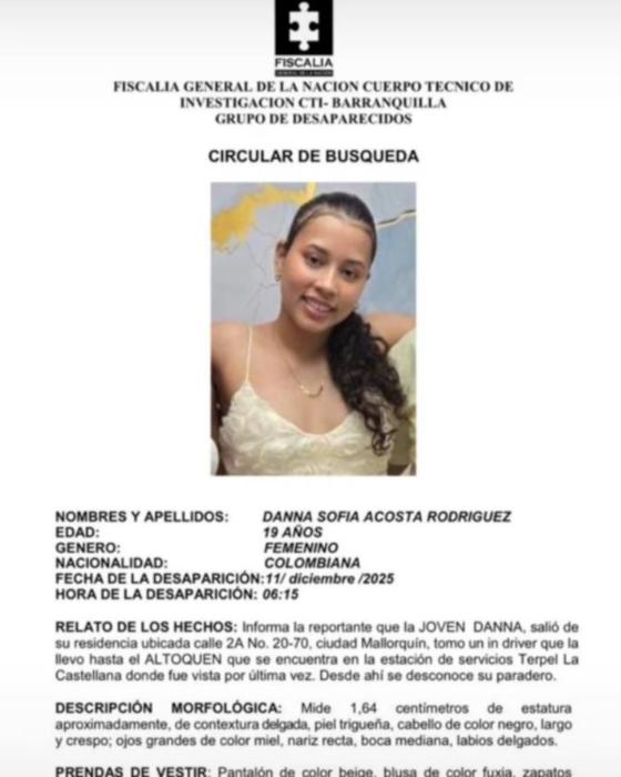 La joven estudiante de Medicina desapareció el 11 de diciembre en Barranquilla y fue localizada en Madrid.