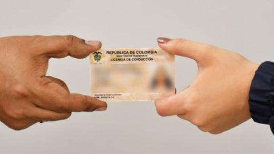 Licencia de conducción en Colombia.