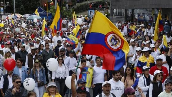 Manifestaciones en Colombia.