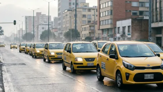 Pico y placa para taxis en Bogotá: así opera en enero de 2026