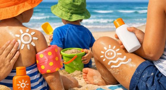 Protección solar en niños