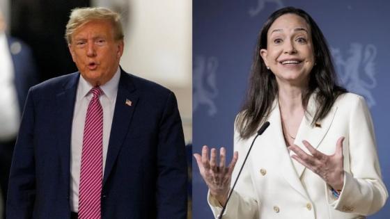 Donald Trump confirmó que se reunirá con María Corina Machado