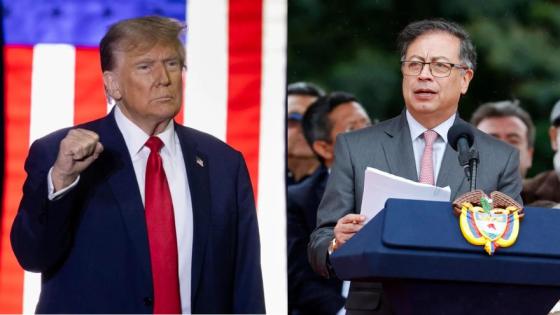 La Cancillería condenó los dichos de Trump contra Petro. 