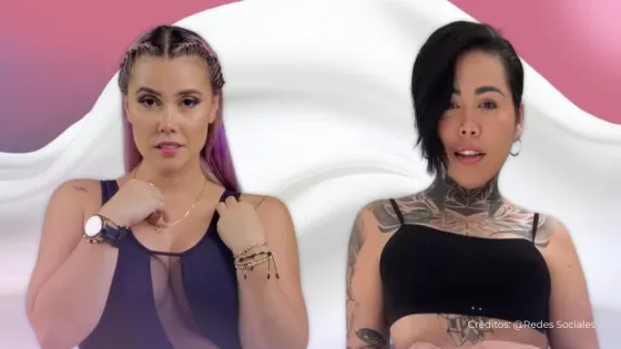 Manuela Gómez y Yina Calderón pelea