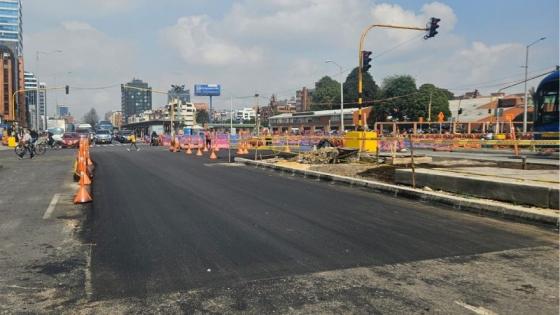Cierre parcial en la calle 100 con carrera 11 generó fuertes trancones en el norte de Bogotá
