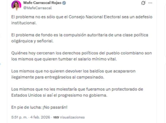 Trinos de María Fernanda Carrascal.