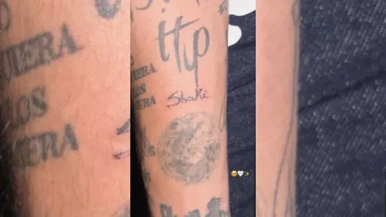 Shakira tatuaje Beéle