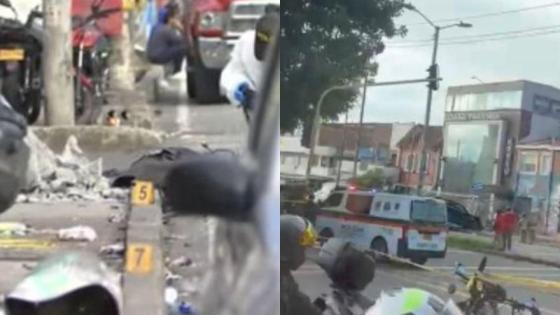 choque por semáforo en rojo en la calle 63 de Bogotá 