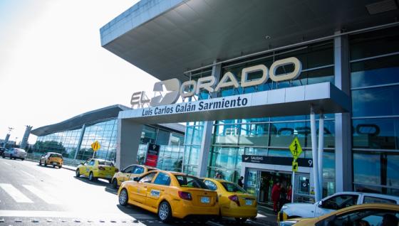 Aeropuerto El Dorado.