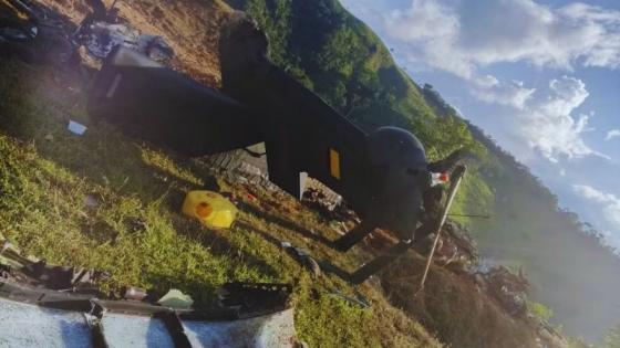 Helicóptero del Ejército fue derribado en Amalfi, Antioquia