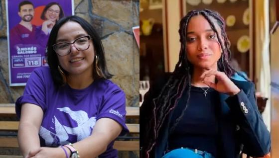 Jennifer Pedraza y Juliana Guerrero.