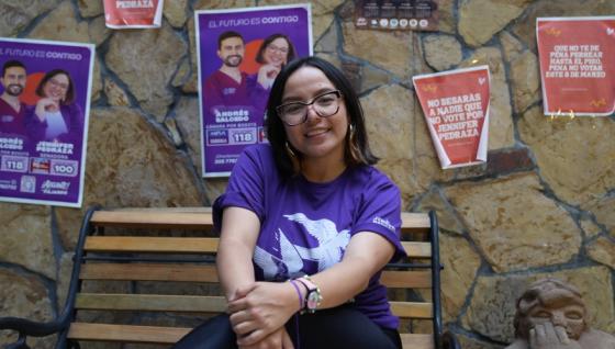 Jennifer Pedraza, candidata al Senado.
