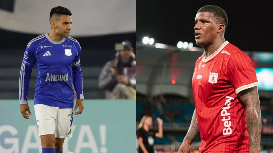 Millonarios y América se enfrentan en Liga. 