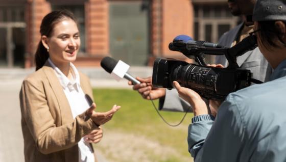 Imagen de referencia de periodista.