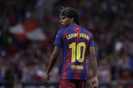 Lamine Yamal, jugador del Barcelona eliminado de Champions. 