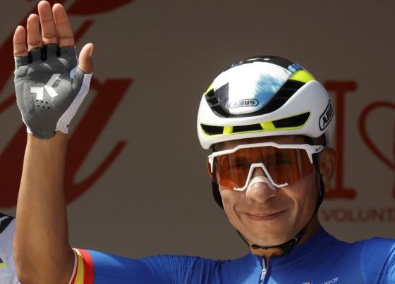 Nairo Quintana, campeón de la Vuelta a Asturias. 