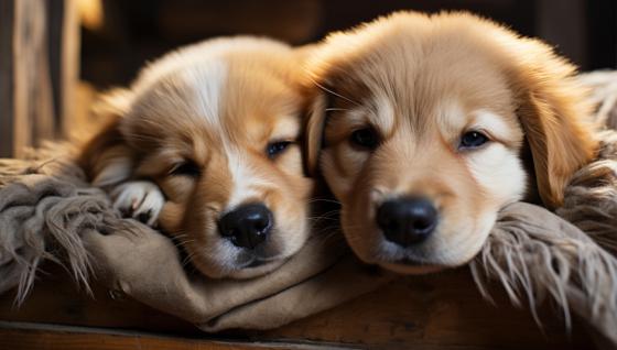 Perritos cachorros.