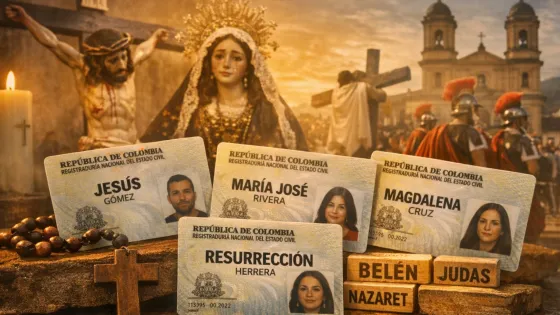 Casi un millón de colombianos llevan nombres de Semana Santa