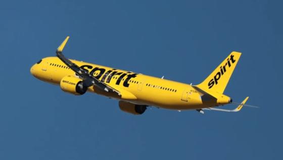 Avión de Spirit Airlines.