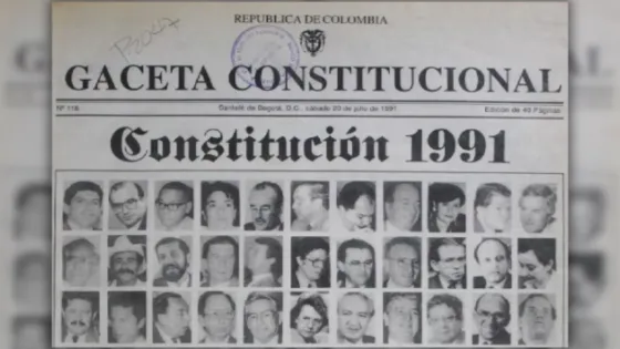 Cómo nació la Constituyente de 1991 en Colombia