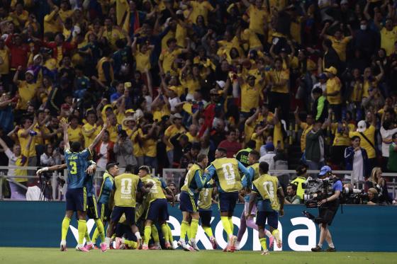 Formación de Colombia vs. RD Congo en el Mundial 2026. 