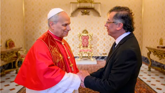 Así fue la reunión de Petro con el papa León XIV
