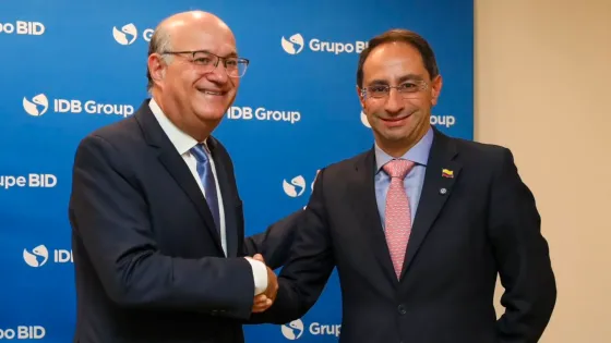 Restrepo destaca apoyo del BID por US$63 millones al nuevo Gobierno