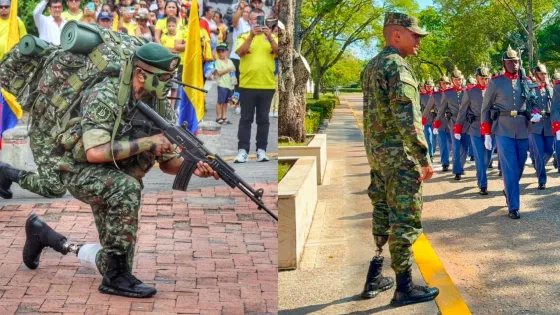 Cristian Afanador, el teniente que perdió una pierna, pero no su vocación de servir