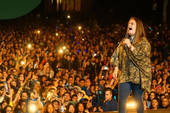 Escenario del Bogotá Góspel en el Parque Simón Bolívar