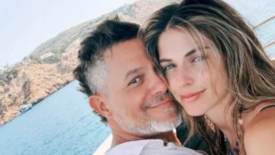 Stephanie Cayo y Alejandro Sanz