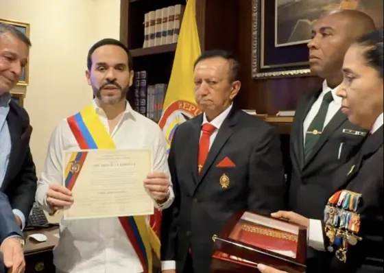 Luis Abel Delgado, el sastre que confeccionó la banda presidencial