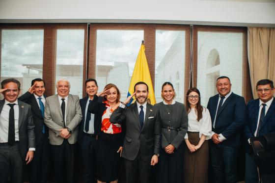 Mandatario abelardo de la espriella reunido con el comite de la uso