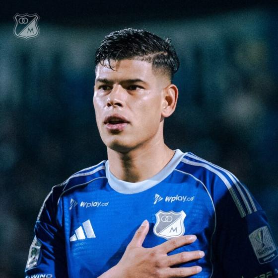 Jorge Arias, baja en Millonarios por lesión. 